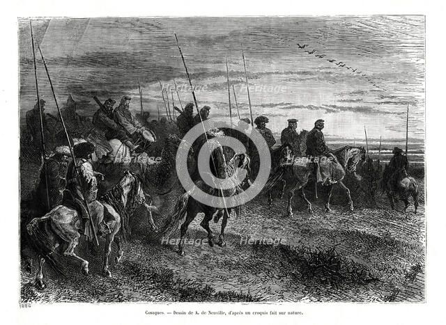Cossacks, 1886. Artist: Unknown