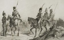 Cossacks, 1839. Creator: Augustin François Lemaitre