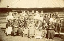 Cossacks - Women, 1909. Creator: Nikolai Georgievich Katanaev