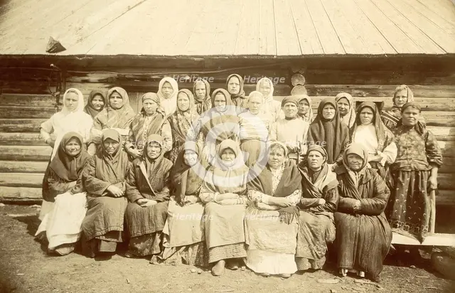 Cossacks - Women, 1909. Creator: Nikolai Georgievich Katanaev.