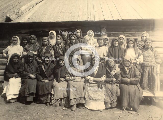 Cossack women are women, 1909. Creator: Nikolai Georgievich Katanaev.
