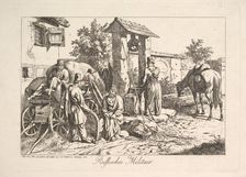 Cossack at the Well, 1815. Creator: Johann Christian Erhard