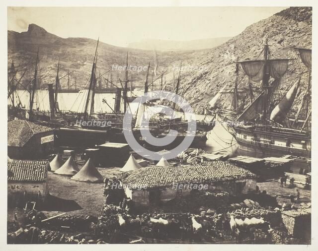 Cossack Bay, Balaklava, 1855. Creator: Roger Fenton.