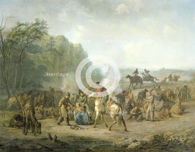 Cossack Bivouac, 1813, 1813-1814. Creator: Louis Moritz.