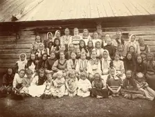 Cossack Girls, 1909. Creator: Nikolai Georgievich Katanaev