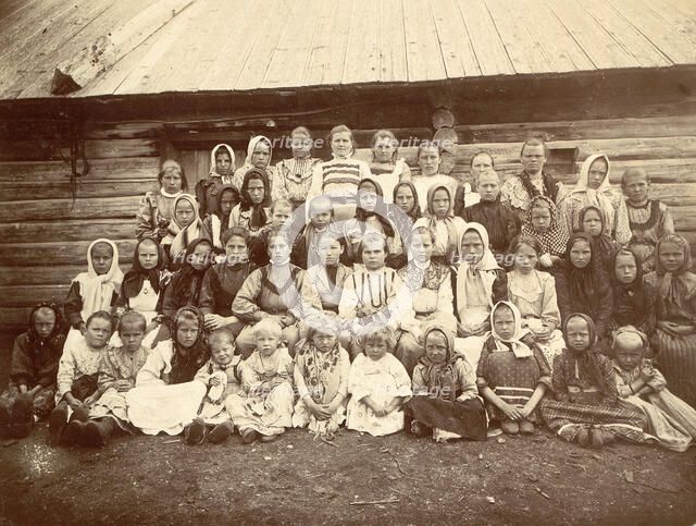 Cossack Girls, 1909. Creator: Nikolai Georgievich Katanaev.
