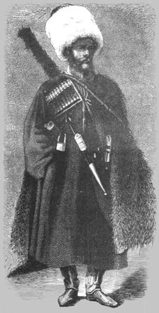 'Cossack of the Line; The Caucasus 1875. Creator: Unknown