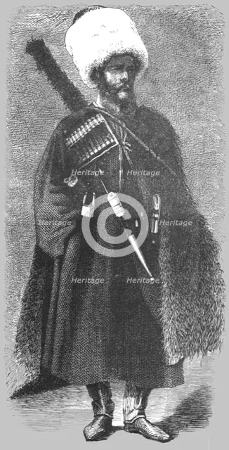 ''Cossack of the Line; The Caucasus', 1875. Creator: Unknown.