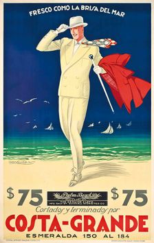 Costa-Grande, 1928. Creator: Mauzan, Luciano Achille (1883-1952)