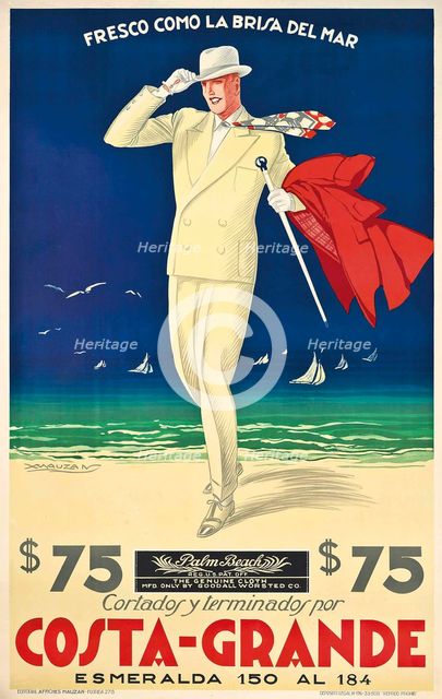 Costa-Grande, 1928. Creator: Mauzan, Luciano Achille (1883-1952).