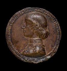 Costanzo Sforza, 1447-1483, Lord of Pesaro 1473 [obverse], 1475. Creator: Gianfrancesco Enzola