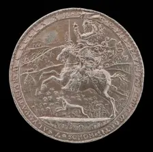 Costanzo Riding in the Country [reverse], 1475. Creator: Gianfrancesco Enzola