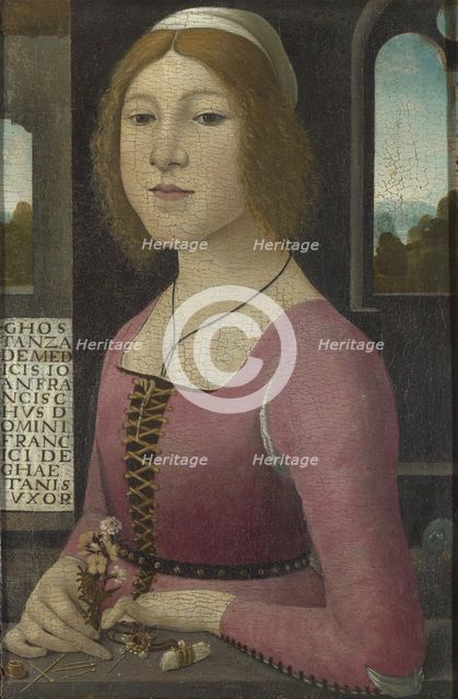 Costanza Caetani, ca 1485. Artist: Ghirlandaio, Domenico, (Circle)  