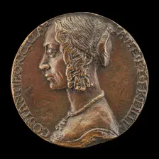 Costanza Rucellai, probably Daughter of Girolamo Rucellai and Wife of Francesco Dini 1471 [obverse], Creator: Unknown