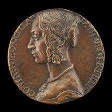 Costanza Rucellai, probably Daughter of Girolamo Rucellai and Wife of Francesco Dini 1471 [obverse], Creator: Unknown
