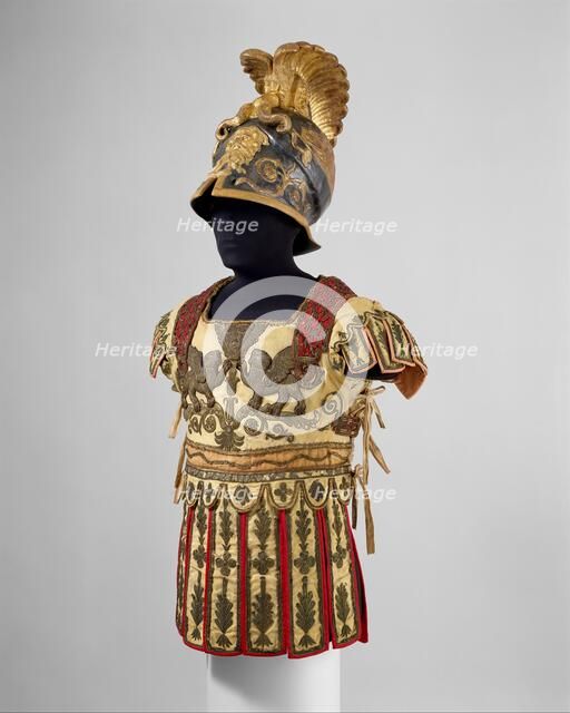 Costume armour in the Classical Style, French, Paris, ca. 1788-90. Creator: Halle.