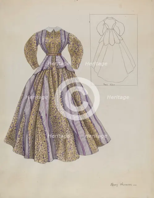 Costume, c. 1937. Creator: Mary E Humes.