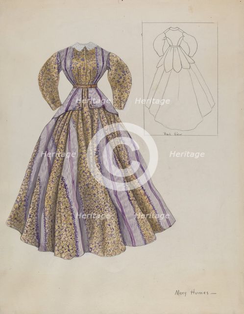 Costume, c. 1937. Creator: Mary E Humes.