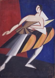 Costume design, 1920. Artist: Exter, Alexandra Alexandrovna (1882-1949)