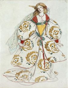 Costume Design, c1850-1880. Artist: Charles S Ricketts
