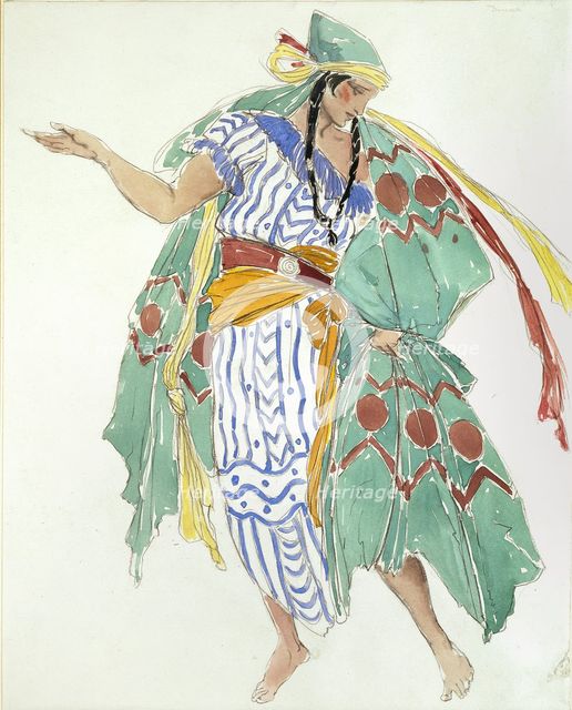 Costume Design for a Dancer, c1850-1880. Artist: Charles S Ricketts.
