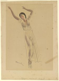 Costume design for Female Dancer, 1937. Creator: Waclaw Borowski