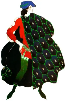 Costume design for Gabriele d'Annunzio's ballet The Martyrdom of St Sebastian c1911. Artist: Leon Bakst