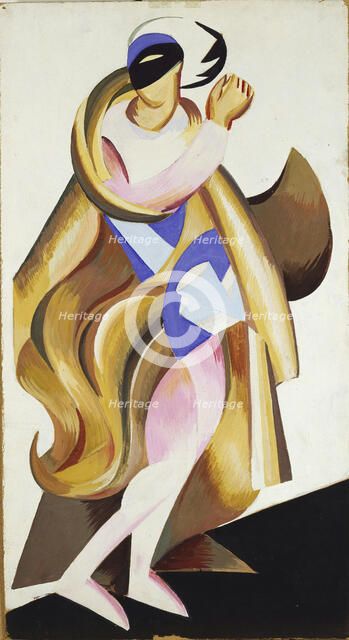 Costume design for the theatre play Romeo and Juliet by W. Shakespeare, 1921. Creator: Exter, Alexandra Alexandrovna (1882-1949).