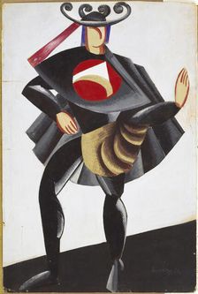 Costume design for the theatre play Romeo and Juliet by W. Shakespeare, 1921. Creator: Exter, Alexandra Alexandrovna (1882-1949)