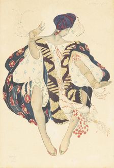 Costume design for the ballet Cleopatra by A. Arensky, 1910