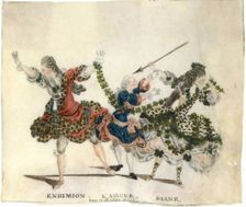 Costume design for the ballet Endymion by Gaetano Vestris, 1773-1778. Creator: Fesch, Jean-Louis (1739-1778)