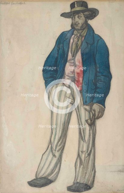 Costume design for the ballet La Boutique Fantasque.