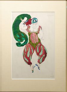 Costume design for the ballet Sheherazade by N. Rimsky-Korsakov, 1910