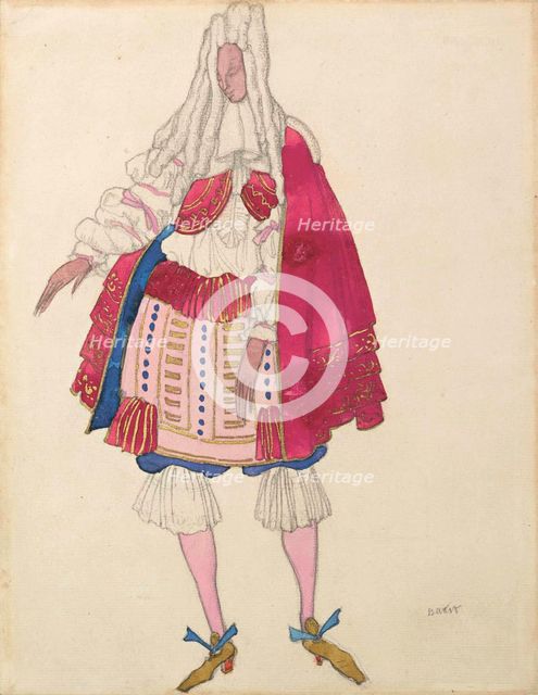 Costume design for the ballet Sleeping Beauty by P. Tchaikovsky, 1921.