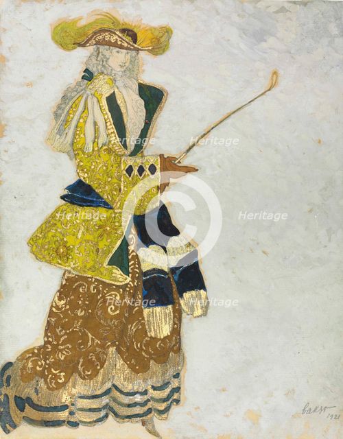 Costume design for the ballet Sleeping Beauty by P. Tchaikovsky, 1921.