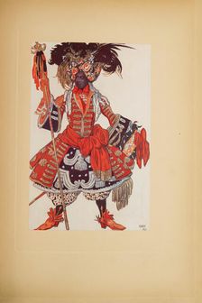 Costume design for the ballet Sleeping Beauty by P. Tchaikovsky, 1921