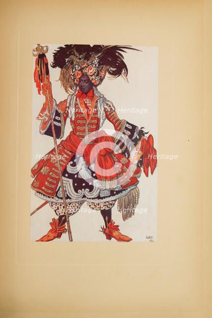 Costume design for the ballet Sleeping Beauty by P. Tchaikovsky, 1921.