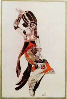 Costume design for the Ballet The Tragedy of Salome by Florent Schmitt