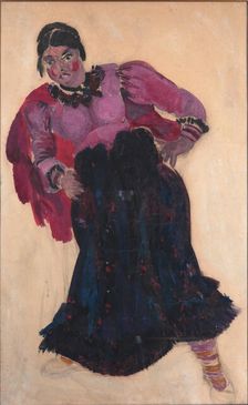 Costume design for the opera "Quiet Flows the Don" by Ivan Dzerzhinsky, 1936. Creator: Fyodor Fyodorovsky