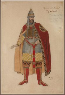 Costume design for the opera Ruslan and Lyudmila by M. Glinka