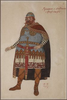 Costume design for the opera Ruslan and Lyudmila by M. Glinka