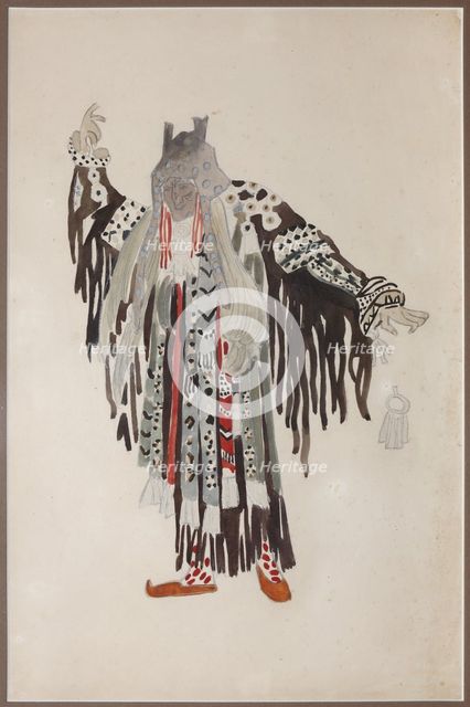 Costume design for the opera Ruslan and Lyudmila by M. Glinka.