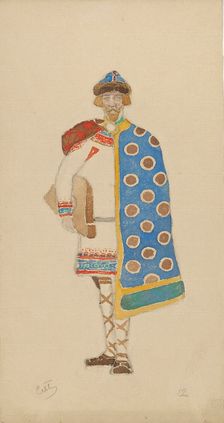 Costume design for the opera Snow Maiden by N, Rimsky-Korsakov, 1910s