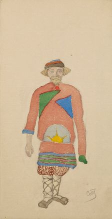Costume design for the opera Snow Maiden by N, Rimsky-Korsakov, 1910s