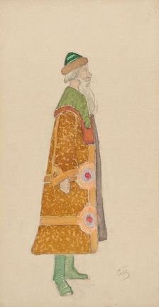 Costume design for the opera Snow Maiden by N, Rimsky-Korsakov, 1910s