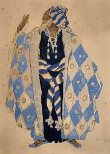 Costume design for the play "The Martyrdom of St. Sebastian" by Gabriele D'Annuzio, 1911. Creator: Bakst; Léon (1866-1924)