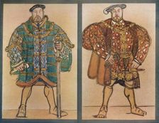 Costume Designs for Henry VIII (Theatre De L'Opera, Paris, 1920) c1920, (1923). Artist: Maxime Dethomas