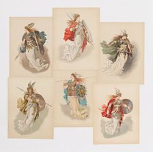 Costume designs for opera Der Ring des Nibelungen by Richard Wagner, 1889