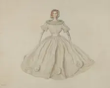 Costume Doll, c. 1938. Creator: Al Curry