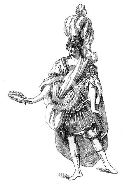 Costume From The French Theatre, (1885).Artist: Moreau